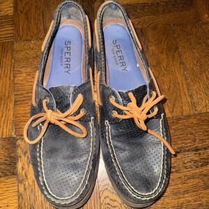 Sperry Men's Navy Boat Shoes Size 10